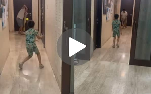 [Watch] Piyush Chawla's 7-Year-Old Son Displays Bowling Skills And Gets Limelight On Social Media